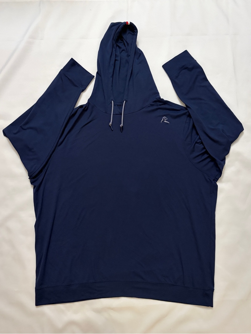 Rhoback Dark Navy Blue Pullover Hoodie Men’s 3XL Drawstring Athletic